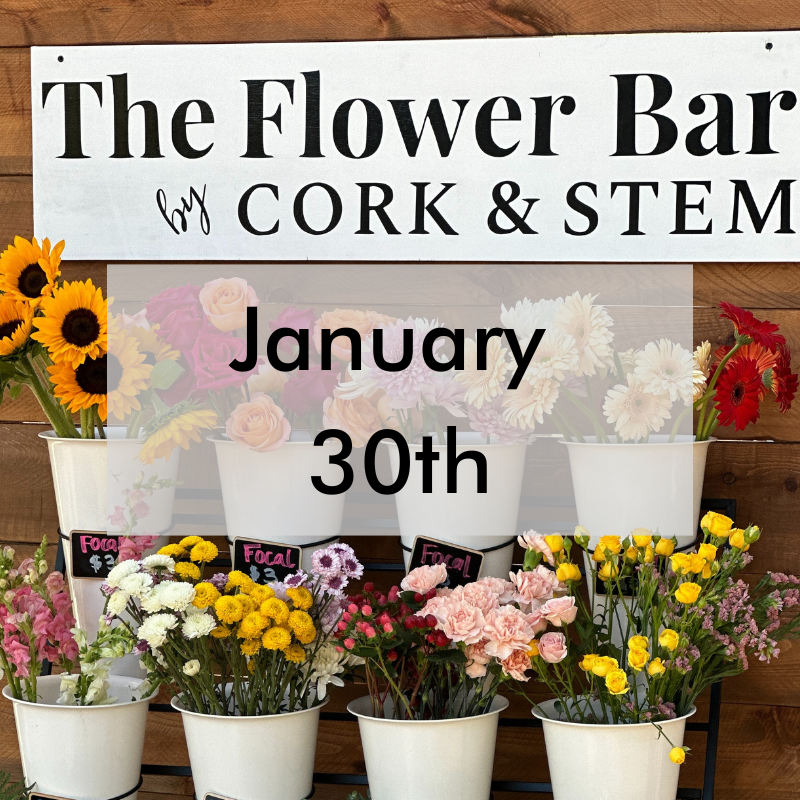 Flower & Wine Workshop